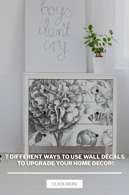 7 Different ways to use wall decals to upgrade your home decor ...