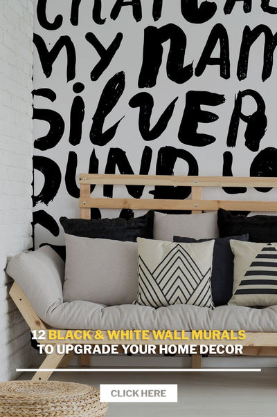 12 peintures murales en noir et blanc pour sublimer votre décoration intérieure [Liste complète]