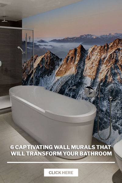 6 peintures murales captivantes qui transformeront votre salle de bain