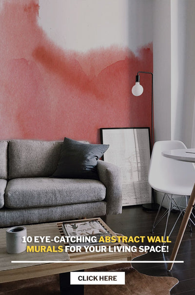 10 peintures murales abstraites accrocheuses pour votre espace de vie !