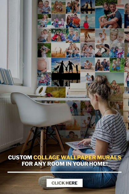 Custom Collage Wallpaper Murals for any room in your home! | Eazywallz ...