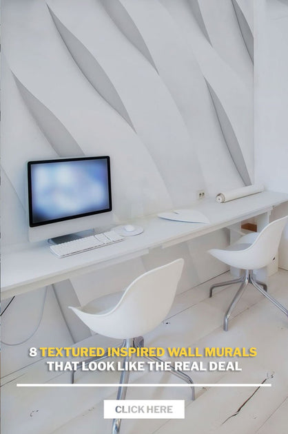 8 Textured Inspired Wall Murals That Look Like The Real Deal ...