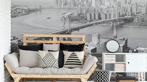 Living Room Wall Murals