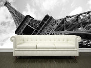 Eiffel Tower over the blue sky, France Wall Mural-Buildings & Landmarks-Eazywallz