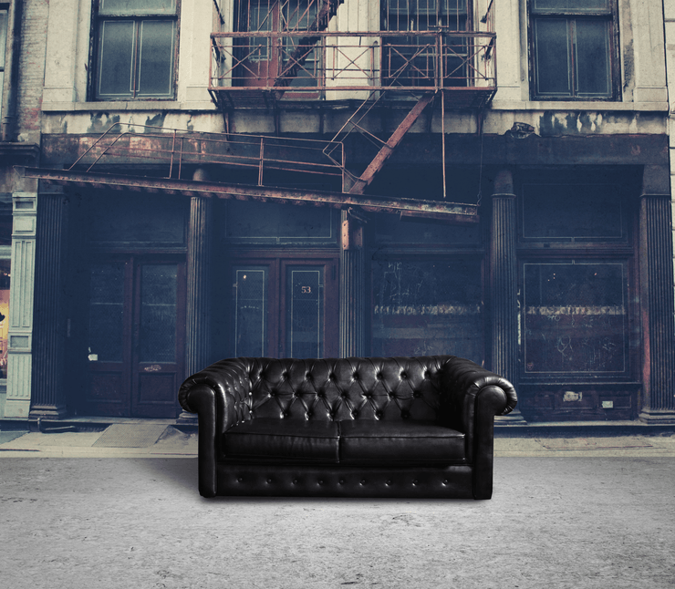 Vintage Building in NYC Wall Mural-Cityscapes-Eazywallz